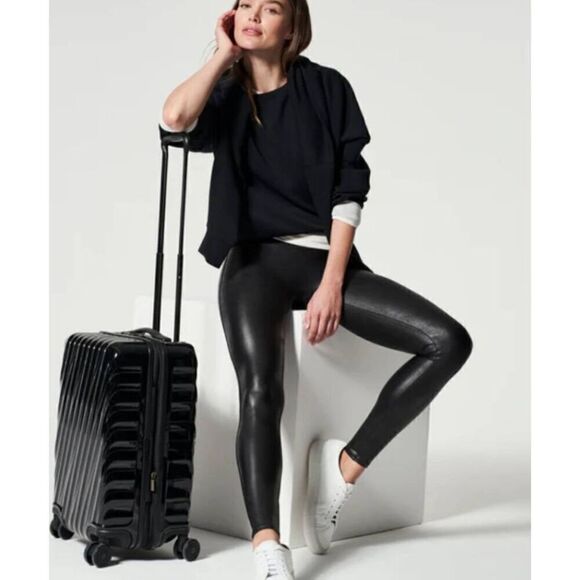 Spanx Faux Leather Leggings M - Picture 7 of 7